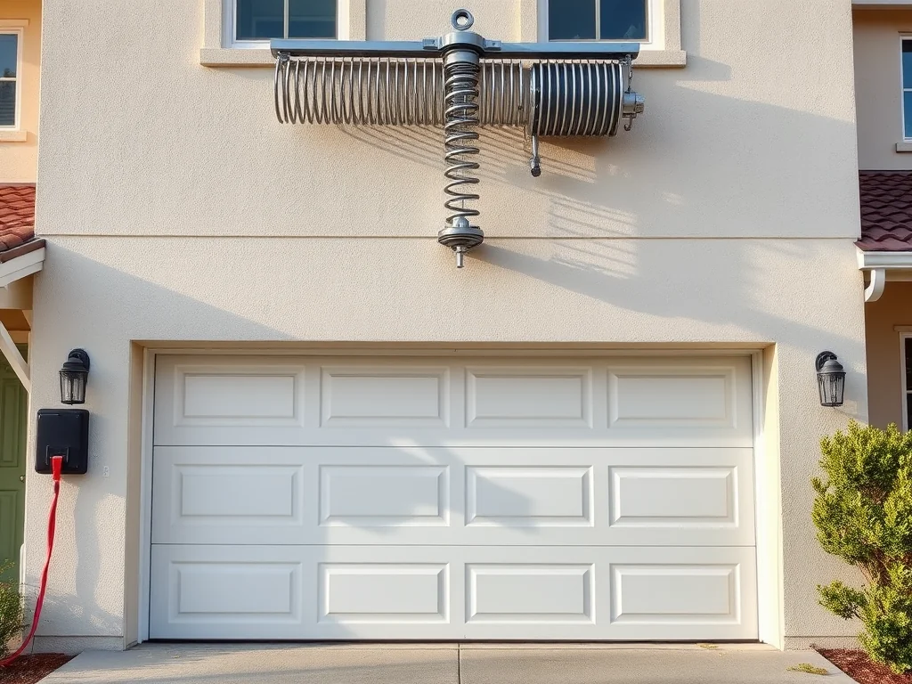 Garage Door Spring Repair editorial image for Foster City garage door service